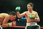 19 July 2008; Paul McCloskey, right, in action against Nigel Wright. International light-welterweight contest. University Sports Arena, Limerick. Picture credit: David Maher / SPORTSFILE