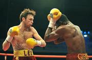 19 July 2008; Andy Lee, left, in action against Willie Gibbs. International Middleweight contest. University Sports Arena, Limerick. Picture credit: David Maher / SPORTSFILE