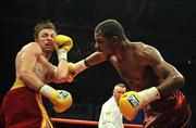 19 July 2008; Andy Lee, left, in action against Willie Gibbs. International Middleweight contest, University Sports Arena, Limerick. Picture credit: David Maher / SPORTSFILE