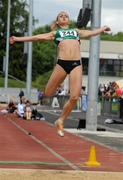 20 July 2008; Kelly Proper, Ferrybank A.C., on her way to winning the women's long jump event at the AAI National Track & Field Championships, Morton Stadium, Santry. Picture credit: Pat Murphy / SPORTSFILE