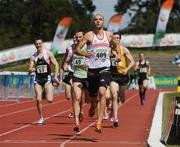 20 July 2008; Thomas Chamney, Crusaders A.C., crosses the line to win the Men's 800m final event at the AAI National Track & Field Championships, Morton Stadium, Santry, Dublin. Picture credit: Pat Murphy / SPORTSFILE