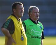 12 July 2008; Limerick manager Richie Bennis and coach Gary Kirby to his right. GAA Hurling All-Ireland Senior Championship Qualifier, Round 3, Limerick v Offaly, Gaelic Grounds, Limerick. Picture credit: Ray McManus / SPORTSFILE