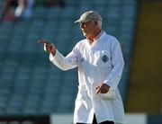 12 July 2008; An Umpire cautions a player. GAA Hurling All-Ireland Senior Championship Qualifier, Round 3, Limerick v Offaly, Gaelic Grounds, Limerick. Picture credit: Ray McManus / SPORTSFILE