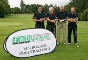 18 July 2008; The Derrygonnelly GFC team, Fermanagh, during the FBD GAA Golf Challenge, Ulster Final. Current GAA stars and all-time legends were on hand to tee off the competition, which is now in its ninth year and allows GAA clubs from across Ireland and abroad to compete for an All-Ireland title on a completely level par, without restrictions. Killymoon Golf Club, Cookstown, Co. Tyrone. Picture credit: Oliver McVeigh / SPORTSFILE