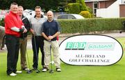 18 July 2008; The Scotstown GFC team, Monaghan, during the FBD GAA Golf Challenge, Ulster Final. Current GAA stars and all-time legends were on hand to tee off the competition, which is now in its ninth year and allows GAA clubs from across Ireland and abroad to compete for an All-Ireland title on a completely level par, without restrictions. Killymoon Golf Club, Cookstown, Co. Tyrone. Picture credit: Oliver McVeigh / SPORTSFILE