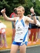 12 July 2008; Neil Durkan, from Foxrock, Co. Dublin, after competing in the the Lifestyle Sports - adidas Irish Runner Challenge. Phoenix Park, Dublin. Picture credit: Ray McManus / SPORTSFILE