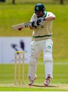 2 June 2015; Paul Stirling, Ireland, hits a dot ball. ICC InterContinental Cup, Ireland v United Arab Emirates, Malahide Cricket Club, Malahide, Co. Dublin. Picture credit: Seb Daly / SPORTSFILE