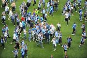 20 July 2008; Dublin supporters celebrate on the pitch after the game. GAA Football Leinster Senior Championship Final, Dublin v Wexford, Croke Park, Dublin. Picture credit: Ray McManus / SPORTSFILE