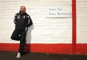 29 July 2008; Johnny McDonnell, St. Patrick's Athletic manager, after a press conference. St. Patrick's Athletic press conference, Richmond Park, Dublin. Picture credit: David Maher / SPORTSFILE