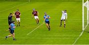 6 June 2015; Galway goalkeeper Colm Callanan celebrates after saving a penalty from Dublin's Paul Ryan. Leinster GAA Hurling Senior Championship Quarter-Final Replay, Dublin v Galway. O'Connor Park, Tullamore, Co. Offaly. Picture credit: Stephen McCarthy / SPORTSFILE