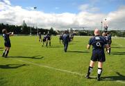 7 August 2008; A general view of the Ireland players working on their lineouts during squad training. Presentation Brothers College Sports Grounds, Dennehy's Cross, Cork. Picture credit: Stephen McCarthy / SPORTSFILE