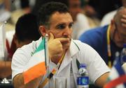 8 August 2008; Ireland coach Billy Walsh during the draw for the preliminaries of the boxing. Beijing 2008 - Games of the XXIX Olympiad, Beijing Workers Gymnasium, Olympic Green, Beijing, China. Picture credit: Ray McManus / SPORTSFILE