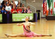 8 August 2008; Akemi Kimura, Japan, in action during the 29th World Baton Championship and 4th International Cup. World Baton Championships, University Arena, Limerick. Picture credit: Kieran Clancy / SPORTSFILE