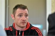 8 June 2015; Cork's Donncha O'Connor speaking during a Cork Football Press Evening. Páirc Uí Rinn, Cork. Picture credit: Diarmuid Greene / SPORTSFILE