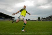 11 June 2015; Kerry's Kieran Donaghy takes a shot towards goal before squad training. Fitzgerald Stadium, Killarney, Co. Kerry. Picture credit: Diarmuid Greene / SPORTSFILE