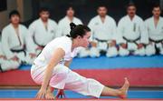 12 June 2015; Ireland's Karen Dolphin, who will compete in the Women's Karate Kata event, during training at the National Karate Federation of Azerbaijan Centre ahead of the 2015 European Games in Baku, Azerbaijan. Picture credit: Stephen McCarthy / SPORTSFILE