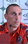 12 June 2015; Scotland captain Scott Brown during a press conference. Scotland Press Conference, Aviva Stadium, Lansdowne Road, Dublin. Picture credit: Matt Browne / SPORTSFILE