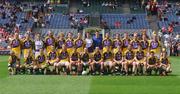 9 August 2008; The Wexford squad. GAA Football All-Ireland Senior Championship Quarter-Final, Armagh v Wexford, Croke Park, Dublin. Picture credit: Pat Murphy / SPORTSFILE