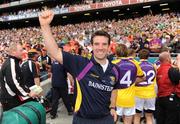 9 August 2008; Wexford manager Jason Ryan celebrates his side's victory. GAA Football All-Ireland Senior Championship Quarter-Final, Armagh v Wexford, Croke Park, Dublin. Picture credit: Stephen McCarthy / SPORTSFILE