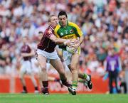 9 August 2008; Aidan O'Mahony, Kerry, in action against Mark Lydon, Galway. GAA Football All-Ireland Senior Championship Quarter-Final, Kerry v Galway, Croke Park, Dublin. Picture credit: Pat Murphy / SPORTSFILE