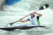 11 August 2008; Ireland's Eoin Rheinisch in action during the second run in his heat of the Men's K1 Canoe / Kayak, in which he finished 15th overall in a combined time of 176.33 sec, which qualified him for the semi-final. Beijing 2008 - Games of the XXIX Olympiad, Shunyi Olympic Rowing-Canoeing Park, Shunyi District, Beijing, China. Picture credit: Brendan Moran / SPORTSFILE