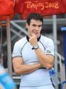 11 August 2008; Ireland's Eoin Rheinisch waits on the decision of the appeal by the USA after their second heat of the Men's K1 Canoe / Kayak Heats. Beijing 2008 - Games of the XXIX Olympiad, Shunyi Olympic Rowing-Canoeing Park, Shunyi District, Beijing, China. Picture credit: Brendan Moran / SPORTSFILE