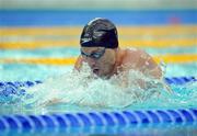 13 August 2008; Ireland's Andrew Bree in action during his semi-final of the men's 200m Breaststroke, in which he finished 5th in a time of 2.10.16. Beijing 2008 - Games of the XXIX Olympiad, National Aquatic Centre, Olympic Green, Beijing, China. Picture credit: Brendan Moran / SPORTSFILE