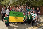 13 June 2015; Republic of Ireland supporters from Offaly soccer team Mucklagh outside the stadium ahead of the game. UEFA EURO 2016 Championship Qualifier, Group D, Republic of Ireland v Scotland, Aviva Stadium, Lansdowne Road, Dublin. Picture credit: Ray McManus / SPORTSFILE