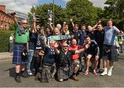 13 June 2015; Scotland supporters ahead the game. UEFA EURO 2016 Championship Qualifier, Group D, Republic of Ireland v Scotland, Aviva Stadium, Lansdowne Road, Dublin. Picture credit: Ray McManus / SPORTSFILE