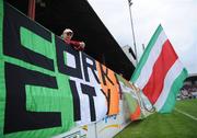 15 August 2008; A Cork City fan at the game. FAI Ford Cup Fourth Round, Shamrock Rovers v Cork City, Tolka Park, Dublin. Photo by Sportsfile