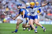 17 August 2008; Eoin Kelly, Tipperary, in action against Eoin Murphy, Waterford. GAA Hurling All-Ireland Senior Championship Semi-Final, Tipperary v Waterford, Croke Park, Dublin. Picture credit: Pat Murphy / SPORTSFILE