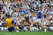 17 August 2008; Dan Shanahan, Waterford, in action against Brendan Cummins, left, and Paul Curran, Tipperary. GAA Hurling All-Ireland Senior Championship Semi-Final, Tipperary v Waterford, Croke Park, Dublin. Picture credit: Stephen McCarthy / SPORTSFILE