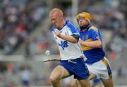 17 August 2008; John Mullane, Waterford, in action against Eamon Corcoran, Tipperary. GAA Hurling All-Ireland Senior Championship Semi-Final, Tipperary v Waterford, Croke Park, Dublin. Picture credit: Stephen McCarthy / SPORTSFILE