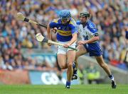 17 August 2008; Hugh Maloney, Tipperary, in action against Tony Browne, Waterford. GAA Hurling All-Ireland Senior Championship Semi-Final, Tipperary v Waterford, Croke Park, Dublin. Picture credit: Stephen McCarthy / SPORTSFILE