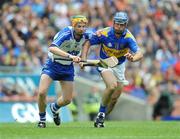 17 August 2008; Eoin Kelly, Tipperary, in action against Aidan Kearney, Waterford. GAA Hurling All-Ireland Senior Championship Semi-Final, Tipperary v Waterford, Croke Park, Dublin. Picture credit: Stephen McCarthy / SPORTSFILE
