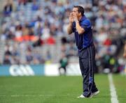 17 August 2008; Waterford manager Davy Fitzgerald issues instructions during the game. GAA Hurling All-Ireland Senior Championship Semi-Final, Tipperary v Waterford, Croke Park, Dublin. Picture credit: Stephen McCarthy / SPORTSFILE