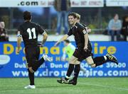 18 August 2008; Paul Cawley, right, Dundalk, celebrates after scoring his side's first goal. FAI Ford Cup Fourth Round Replay, Dundalk v Bray Wanderers, Oriel Park, Dundalk, Co. Louth. Photo by Sportsfile