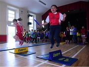 11 June 2015; Kids in action during the Forest Feast Little Athletics Jamboree in Kilkenny. Graiguenamanagh, Kilkenny. Picture credit: Matt Browne / SPORTSFILE