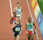 20 August 2008; Alistair Cragg, 2041, Ireland, races for the line during his heat of the Men's 5000m, where he finished 6th in a time of 13:38.57 and qualified for the final. Beijing 2008 - Games of the XXIX Olympiad, National Stadium, Olympic Green, Beijing, China. Picture credit: Brendan Moran / SPORTSFILE