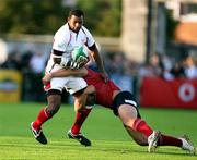 22 August 2008; Timoci Nagusa, Ulster, in action against Charlie Fetoai, Queensland Reds. Pre-Season Friendly, Ulster v Queensland Reds, Ravenhill Park, Belfast, Co. Antrim. Picture credit: Oliver McVeigh / SPORTSFILE