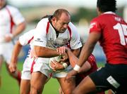 22 August 2008; Rory Best, Ulster, in action against Will Genia, Queensland Reds. Pre-Season Friendly, Ulster v Queensland Reds, Ravenhill Park, Belfast, Co. Antrim. Picture credit: Oliver McVeigh / SPORTSFILE