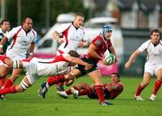 22 August 2008; Adam Byrnes, Queensland Reds, in action against Thomas Anderson, Ulster. Pre-Season Friendly, Ulster v Queensland Reds, Ravenhill Park, Belfast, Co. Antrim. Picture credit: Oliver McVeigh / SPORTSFILE