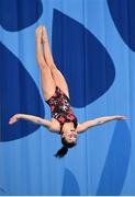 19 June 2015; Madeline Coquoz, Switzerland, competes in the preliminary round of the Women's Diving 1m Springboard event. 2015 European Games, European Games Park, Baku, Azerbaijan. Picture credit: Stephen McCarthy / SPORTSFILE