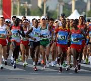 24 August 2008; Martin Fagan, 2043, Ireland, in action during the Men's Marathon which he failed to finish. Beijing 2008 - Games of the XXIX Olympiad, National Stadium, Olympic Green, Beijing, China. Picture credit: Brendan Moran / SPORTSFILE