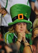 24 August 2008; An tearful Kenneth Egan fan watches him late in his Light Heavy weight Final. Beijing 2008 - Games of the XXIX Olympiad, Beijing Workers' Gymnasium, Olympic Green, Beijing, China. Picture credit: Brendan Moran / SPORTSFILE