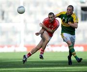 24 August 2008; John Miskella, Cork, in action against Kieran Donaghy, Kerry. GAA Football All-Ireland Senior Championship Semi-Final, Kerry v Cork, Croke Park, Dublin. Picture credit: Brian Lawless / SPORTSFILE