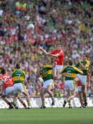 24 August 2008; Graham Canty, Cork, in action against Declan O'Sullivan, Kerry. GAA Football All-Ireland Senior Championship Semi-Final, Kerry v Cork, Croke Park, Dublin. Photo by Sportsfile