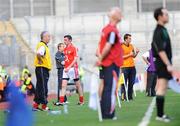 24 August 2008; Cork's Donncha O'Connor leaves the field after being sent off. GAA Football All-Ireland Senior Championship Semi-Final, Kerry v Cork, Croke Park, Dublin. Picture credit: Brian Lawless / SPORTSFILE