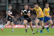 20 June 2015; Cian Breheny, Sligo, in action against Ian Kilbride, Roscommon. Connacht GAA Football Senior Championship, Semi-Final, Sligo v Roscommon, Markievicz Park, Sligo. Picture credit: Oliver McVeigh / SPORTSFILE