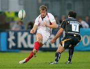 27 August 2008; Andrew Trimble, Ulster, in action against Patrick Sanderson, Worcester. Pre-season Friendly, Ulster v Worcester, Ravenhill Park, Belfast. Picture credit: Oliver McVeigh / SPORTSFILE